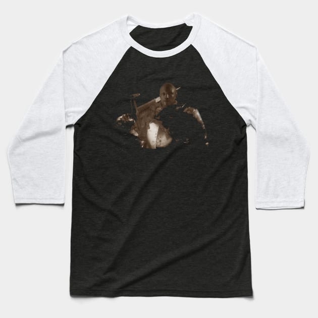 Sir Dwayne the Rock Baseball T-Shirt by MICROmor